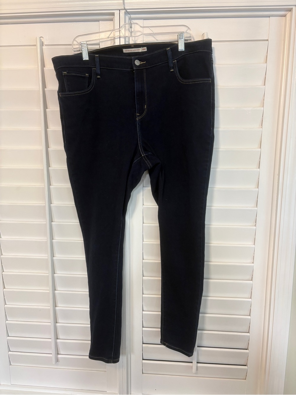 Levi 720 High Rise Super Skinny Size 18W